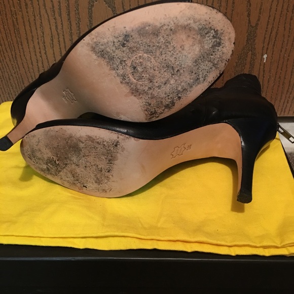 Bootie peep toe sandals butter soft leather - Picture 5 of 5